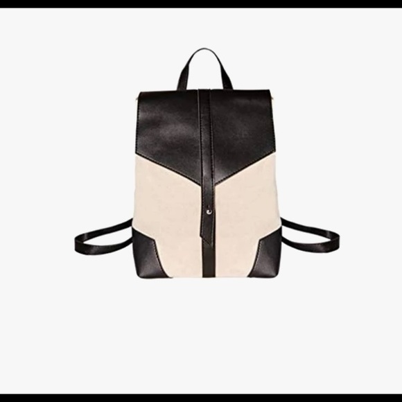 DEUX LUX backpack with black vegan leather trim - Picture 2 of 10